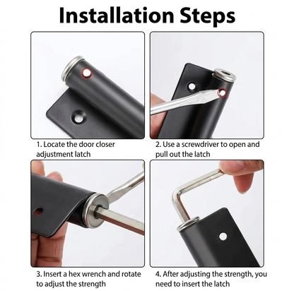 Heavy-Duty Automatic Door Closer