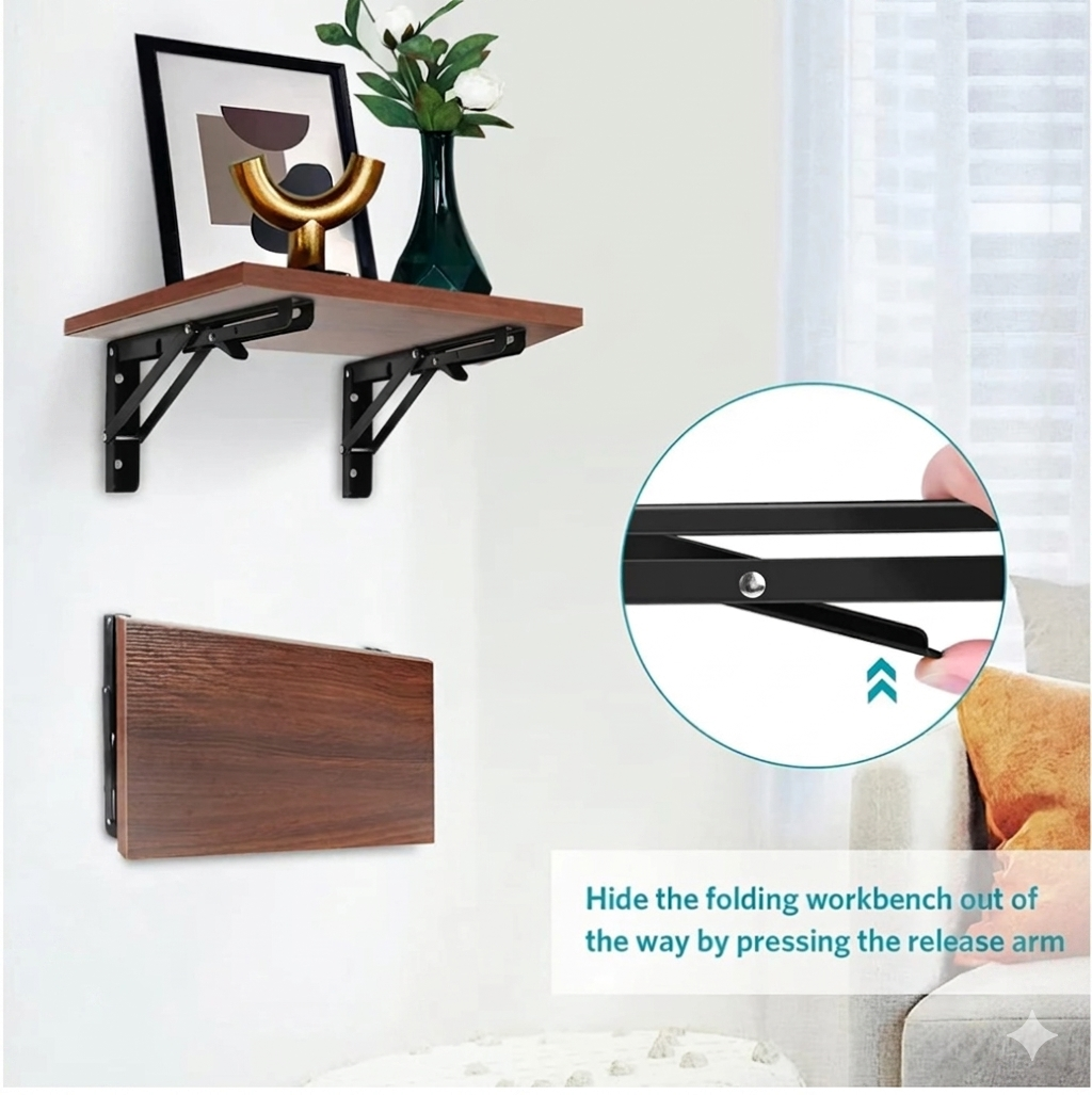 Heavy Duty Foldable Wall Mount Bracket