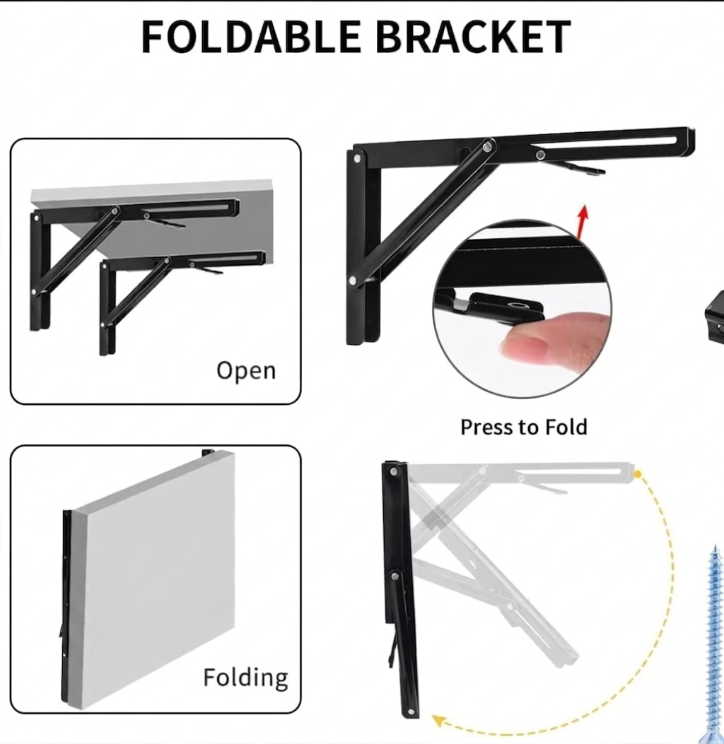 Heavy Duty Foldable Wall Mount Bracket