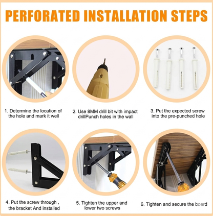 Heavy Duty Foldable Wall Mount Bracket